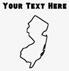 Transparent New Jersey Outline Png, Png Download, Transparent PNG