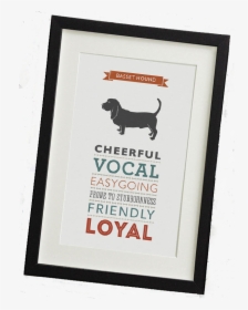 Framed Graphic ₤12 - Dachshund, HD Png Download, Transparent PNG