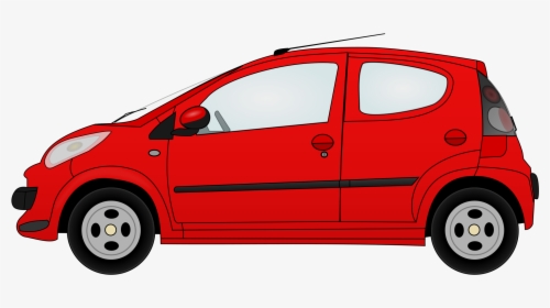 Little Red Car Png Freeuse - Car Cartoon Transparent Background, Png Download, Transparent PNG