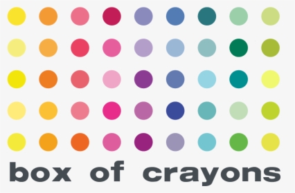 Box Of Crayons Logo - Polka Dot, HD Png Download, Transparent PNG
