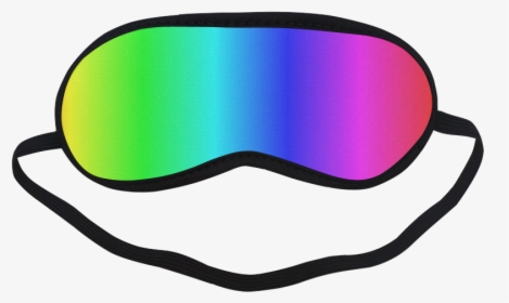 Crayon Box Ombre Rainbow Sleeping Mask - Eye Mask With Googly Eyes, HD Png Download, Transparent PNG