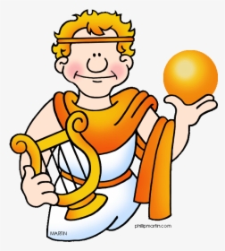 Greek Clipart Apollo God - Gods And Goddesses Clipart, HD Png Download, Transparent PNG