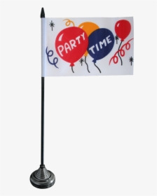 Party Time Table Flag - Sign, HD Png Download, Transparent PNG