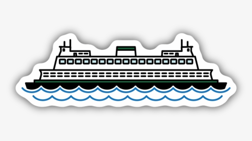 Ferry Boat Sticker, HD Png Download, Transparent PNG