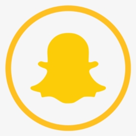 Icon Social Media And - Snapchat Logo Png Black, Transparent Png, Transparent PNG