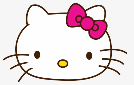 Hello Kitty Happy Face , Png Download - Transparent Hello Kitty Head Png, Png Download, Transparent PNG