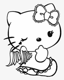 #sanrio #angel #hello #kitty #cute #pure #angelic #hellokitty - Angel Hello Kitty, HD Png Download, Transparent PNG