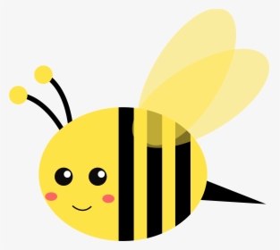 Best Free Bee - Cute Bee Transparent Background, HD Png Download, Transparent PNG