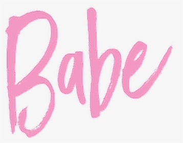 Logo Whatsapp 3d Png - Babe Word Transparent Background, Png Download, Transparent PNG