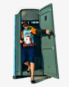 Man Leaving Porta-potty - Door, HD Png Download, Transparent PNG