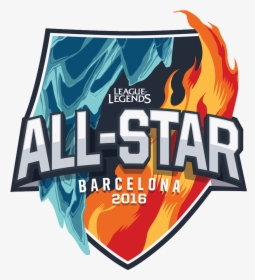 All-star Barcelona 2016 - Logo For League Legends All Star, HD Png Download, Transparent PNG