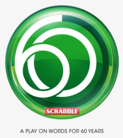 2015 Logo 60 Scrabble - Scrabble, HD Png Download, Transparent PNG