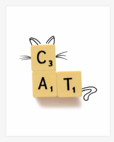 Cat Scrabble, HD Png Download, Transparent PNG