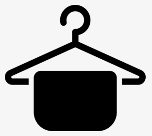 Area,symbol,line - Hanger With Cloth Clipart, HD Png Download, Transparent PNG