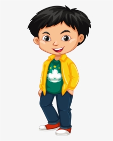 Cool Boy Png Image - Boy Wearing Jeans Clipart, Transparent Png, Transparent PNG