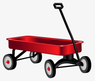 Red Wagon Png - Red Wagon, Transparent Png, Transparent PNG