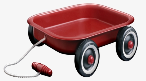 Red Wagon, Toy, Child, Wagon, Red, Cart, Trolley, Kids - Red Cart Transparent, HD Png Download, Transparent PNG