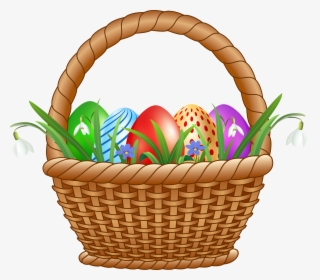 Basket Of Eggs Png, Transparent Png, Transparent PNG