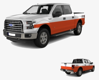 Pickup Truck Partial Wrap - Ford F-series, HD Png Download, Transparent PNG