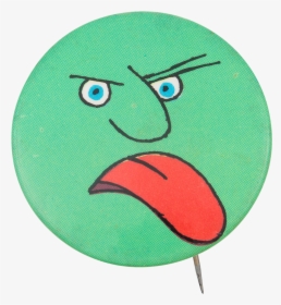 Green Tongue Out Art Button Museum - Stitch, HD Png Download, Transparent PNG