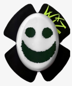 Green On White Smiley Face - Kneesliders Smiley, HD Png Download, Transparent PNG