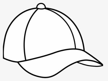 Snapback Clipart Outline - Cartoon Baseball Cap Drawing, HD Png Download, Transparent PNG