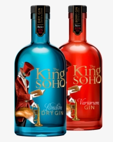 King Of Soho London Dry Gin, Gin Lovers, Gin And Tonic, - King Of Soho Gin, HD Png Download, Transparent PNG