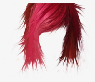 Transparent Pink Hair Png - Transparent Background Wig Transparent, Png Download, Transparent PNG