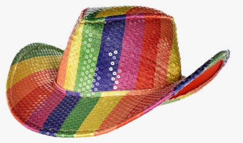 Brown Cowboy Hat Transparent File - Rainbow Colored Cowboy Hat, HD Png Download, Transparent PNG