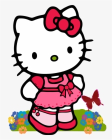 Hello Kitty Free Clip Art On Clipart Transparent Png - Cartoon Character Hello Kitty, Png Download, Transparent PNG