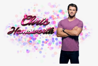Chris Hemsworth Png Background - Lauren Name, Transparent Png, Transparent PNG