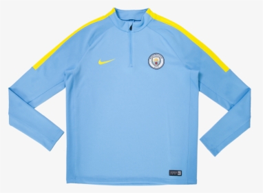 Manchester City Sqd Drill Top - Long-sleeved T-shirt, HD Png Download, Transparent PNG