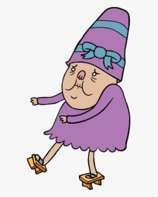 Old Clipart Old Woman - Old Lady In Purple Dress, HD Png Download, Transparent PNG