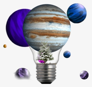 #planet #planets #jupiter - Transparent Background Bulb Png, Png Download, Transparent PNG