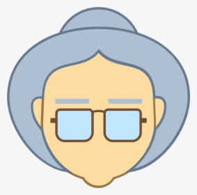 Transparent Old Woman Png - Icon, Png Download, Transparent PNG