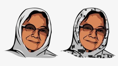 Yaşlı Kadın Çizim, HD Png Download, Transparent PNG