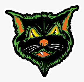 Black Cat Sticker - Sticker, HD Png Download, Transparent PNG