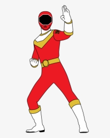 Transparent Red Power Ranger Clipart - Power Rangers Stratoforce Red, HD Png Download, Transparent PNG