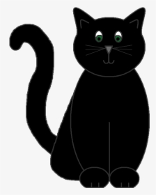 Graphics By Ruth - Transparent Background Black Cat Clipart, HD Png Download, Transparent PNG