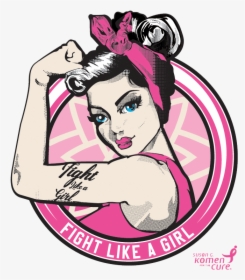 Fight Like A Girl Png, Transparent Png, Transparent PNG