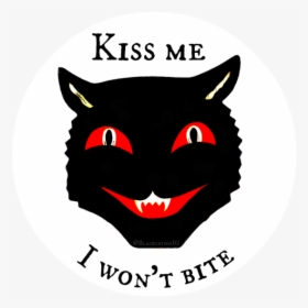 Halloween Black Cat Png, Transparent Png, Transparent PNG