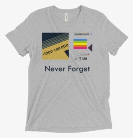 Never Forget Vcr Tapes Men S Tri-blend Tee - Black Sabbath 50 Years Shirt, HD Png Download, Transparent PNG