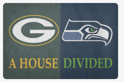 Green Bay Seattle Seahawks Welcome Mat Doormat - Seattle Seahawks, HD Png Download, Transparent PNG