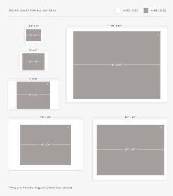 Photography Print Size Chart, HD Png Download, Transparent PNG
