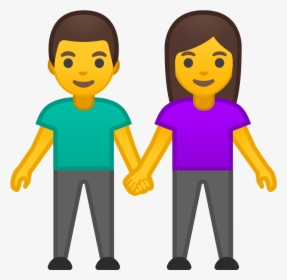 Man And Woman Holding Hands Icon - Girl Boy Man Woman, HD Png Download, Transparent PNG
