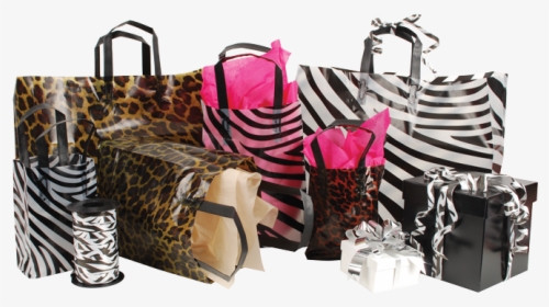 Animal Print Shoppers - Handbag, HD Png Download, Transparent PNG
