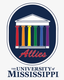 Allies Logo With Rainbow Colored Columns On The Lyceum - Poster, HD Png Download, Transparent PNG