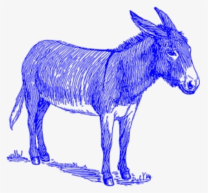 Blue Donkey Svg Clip Arts - Gary Oke Voice Like A Sore Ass, HD Png Download, Transparent PNG