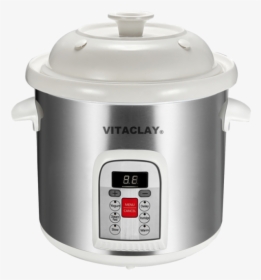 Vitaclay Smart 7 In 1 Crock & Stock Pot - Rice Cooker, HD Png Download, Transparent PNG