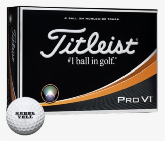 Rebel Yell Titleist Prov1 Golf Balls Image - Titleist, HD Png Download, Transparent PNG
